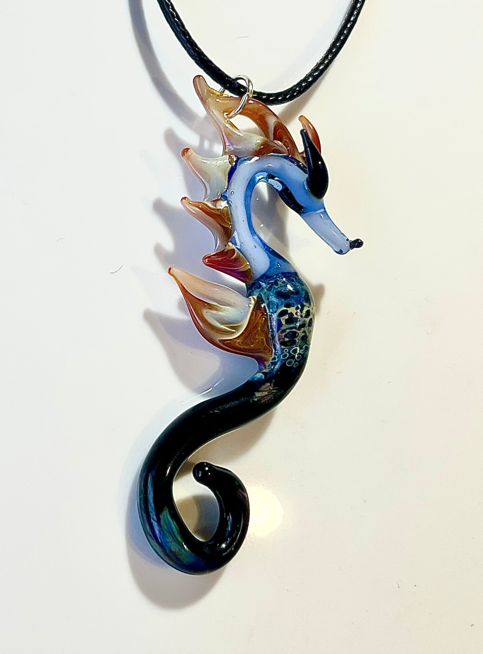 Magnificent Glass Blown Seahorse Jewelry - GLASSnFIRE