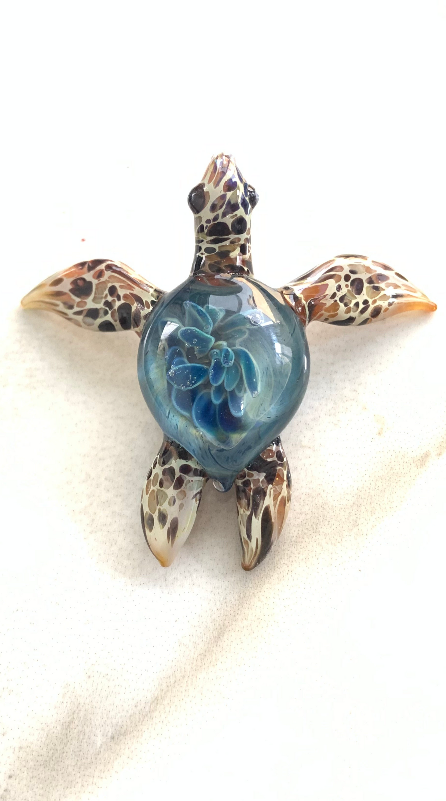 Blue Back Sea Turtle Pendant